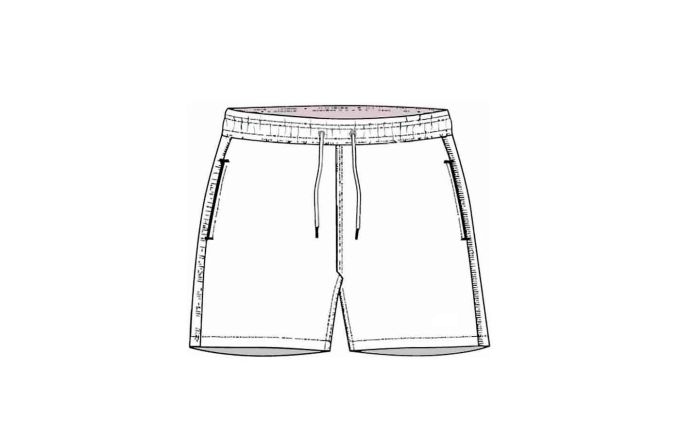 Vestit de bany de nen bàsic amb cintura